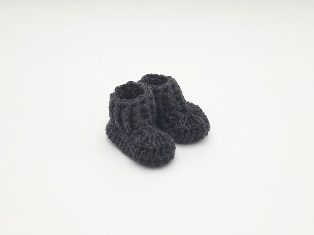 Crocheted Baby Booties – Newborn Shoes, Infant Gift, Neutral Baby Shower
